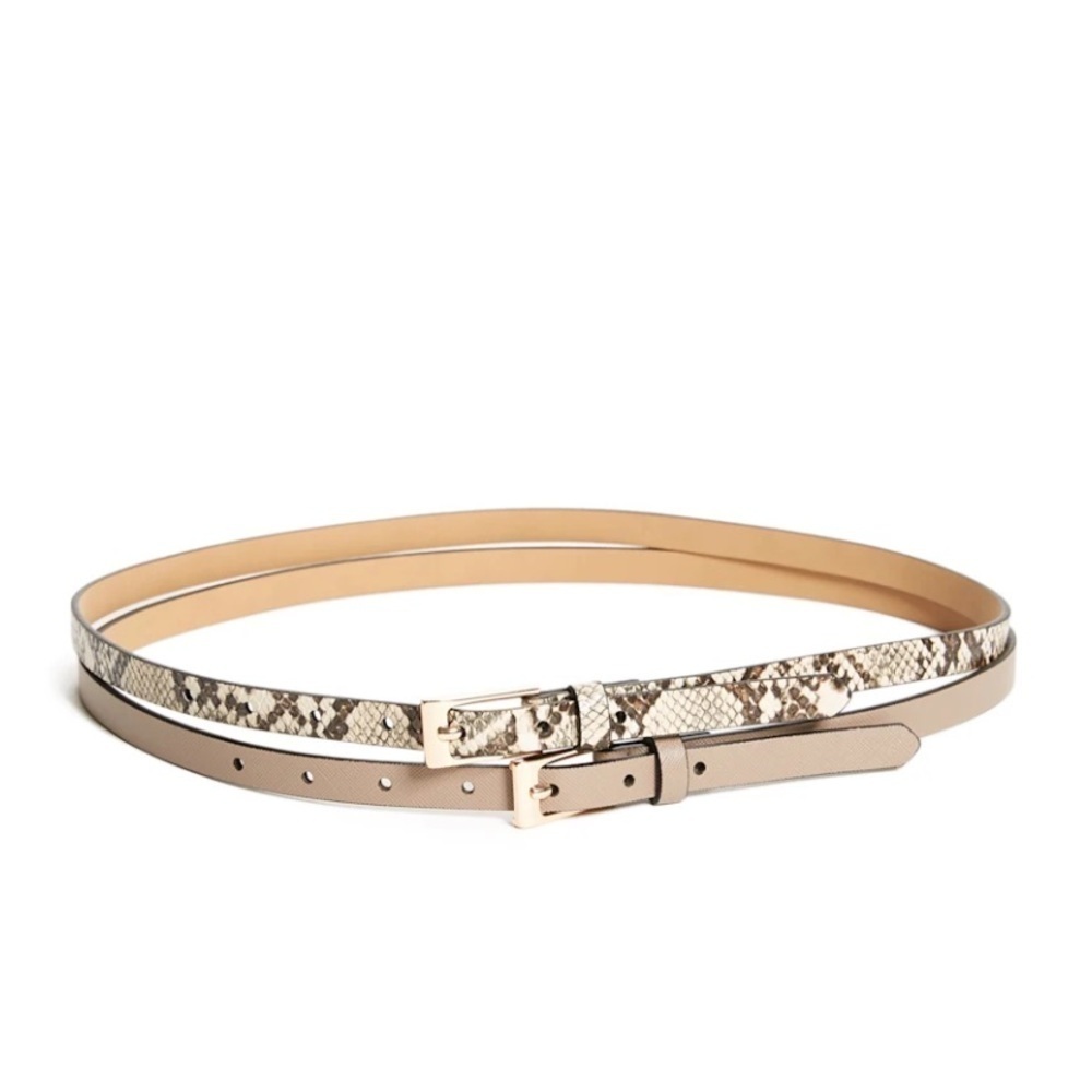 New GUESS Skinny Belt Set